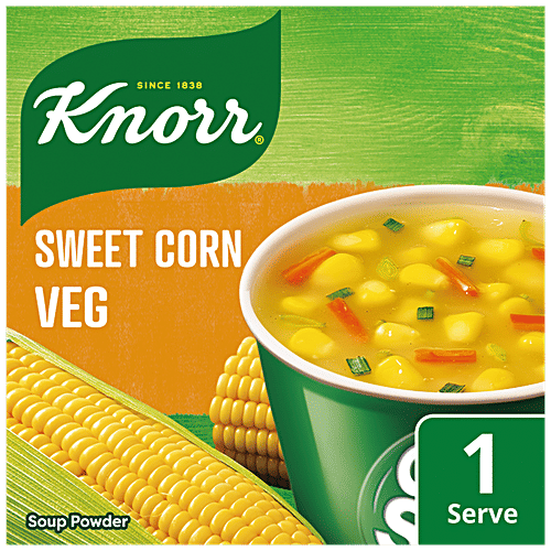 Knorr Instant Sweet Corn Cup-A-Soup, 9.5 g No Added Preservatives