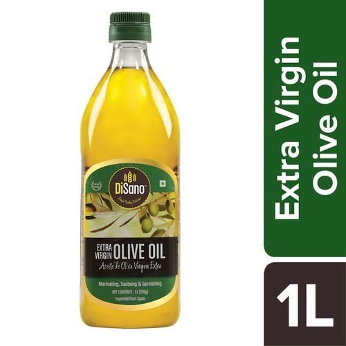 Disano Extra Virgin Olive Oil, 1 L Bottle Zero Trans Fat, Zero Cholesterol