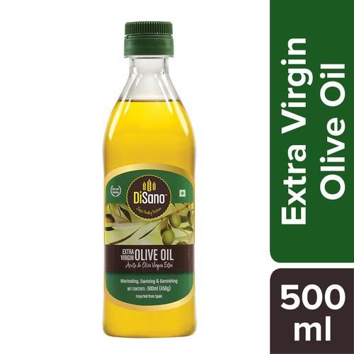 Disano Extra Virgin Olive Oil, 500 ml Bottle Zero Trans Fat, Zero Cholesterol