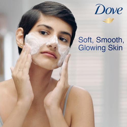 Dove Cream Beauty Bathing Bar, Has 1/4th Moisturizing Cream, 125 g (Buy 4 Get 1 Free) 