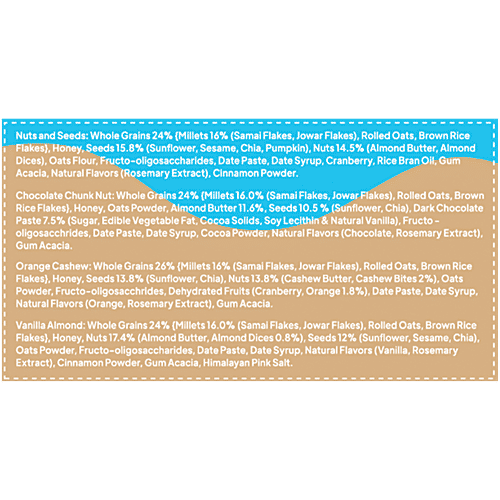 Yoga Bar Multigrain Energy Bars - Assorted Flavours, 350 g (10 x 35 g) Energising Snack
 Wholesome Ingredients