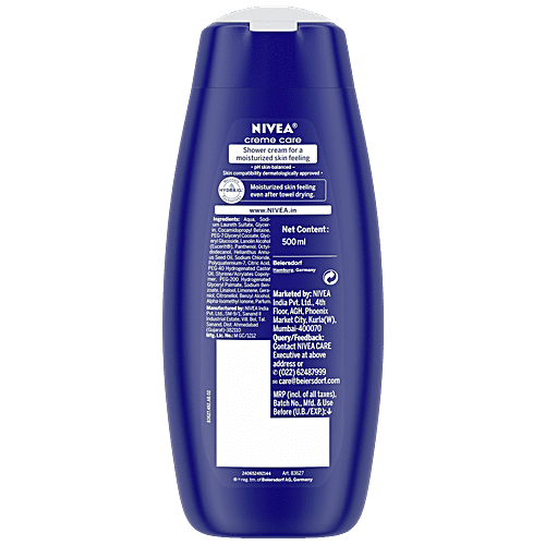 Nivea Shower Gel - Creme Care Body Wash, Women, 500 ml