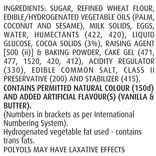 Winkies Centre Filled Cake - Chocolate with Vanilla Cream, 30 g  