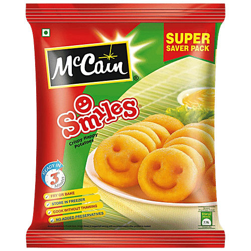 McCain Smiles Crispy Happy Potatoes, 1.25 kg  