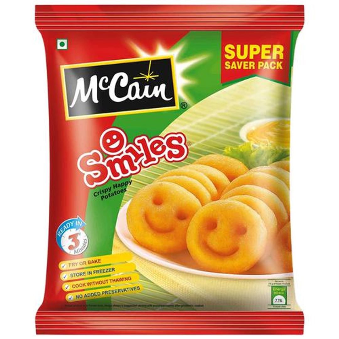 McCain Smiles Crispy - Happy Potatoes, 1.25 kg 