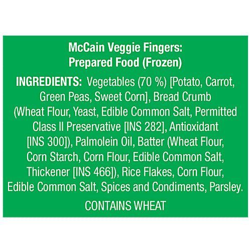 McCain Veggie - Fingers, 175 g  