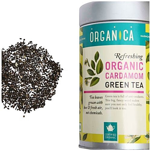Buy Organica Organic Green Tea Elaichi 100 Gm Online At Best Price bigbasket