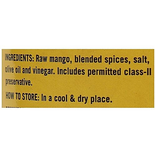 Buy Organica Olive Oil Mango Pickle 300 Gm Online At Best Price of Rs
