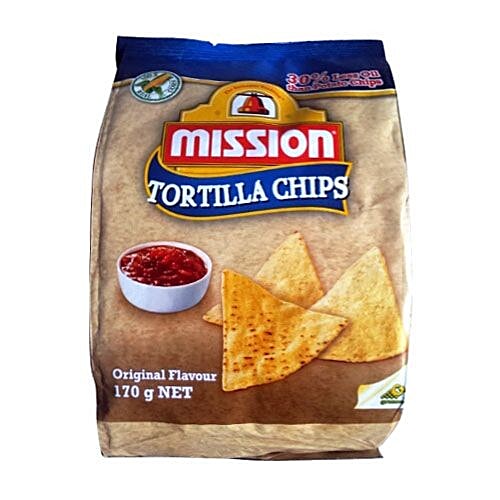 Buy Mission Tortilla Chips Original 170 Gm Online at the Best Price of