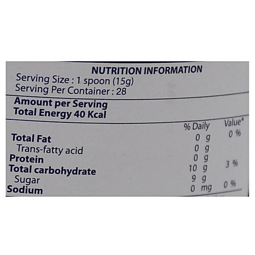 Chabaa Fruit Jam - Blueberry, 430 g Bottle 