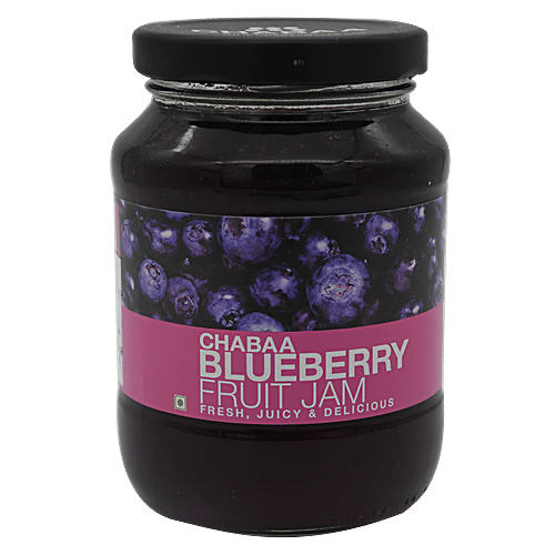 Chabaa Fruit Jam - Blueberry, 430 g Bottle 