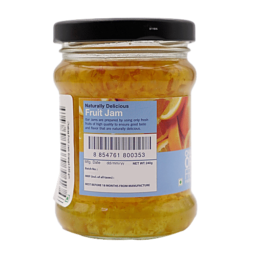 Chabaa Fruit Jam - Orange, 240 g Bottle Fresh, Juicy & Delicious
 Naturally Delicious Fruit Jam