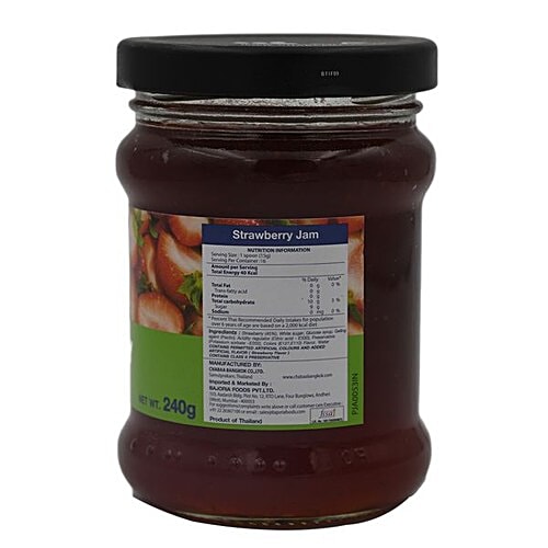 Chabaa Fruit Jam - Strawberry, 240 g Bottle 