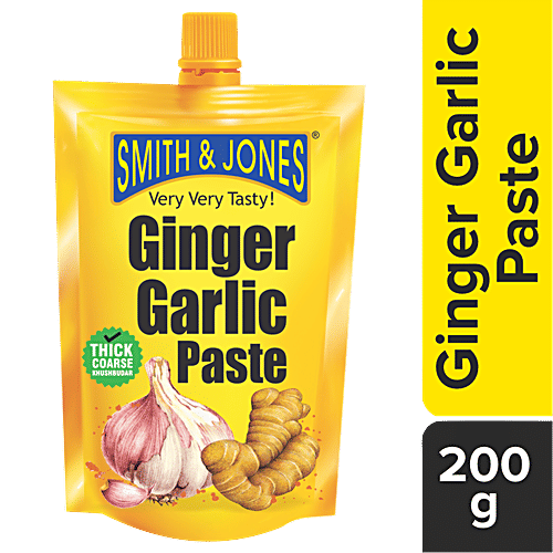 Buy Smith Jones Paste Ginger Garlic 200 Gm Online at the Best Price of