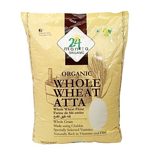 Buy 24 Mantra Organic Whole Wheat Flour 10 Kg Online at the Best Price