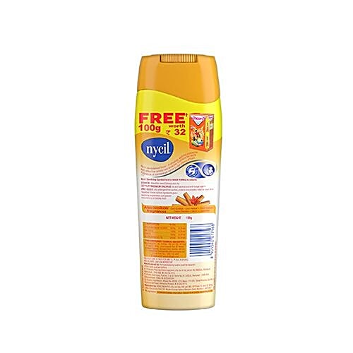 Nycil Prickly Heat Powder - Cooling Sandal Excel, 150 g  