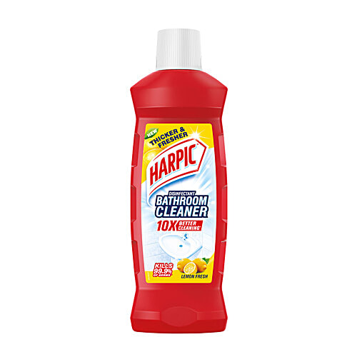 Harpic Disinfectant Bathroom Cleaner Liquid - Lemon Fresh, 500 ml  