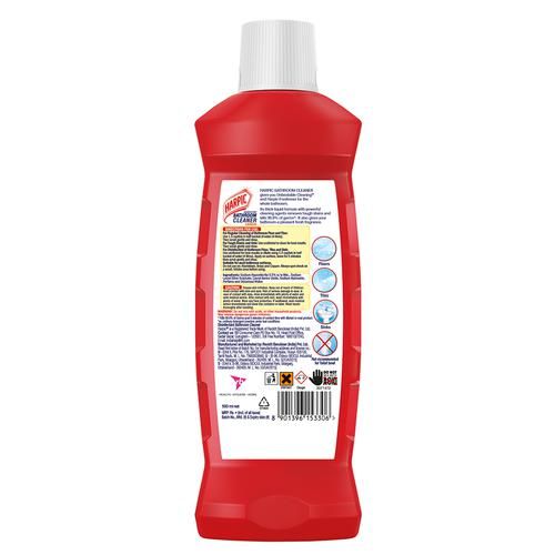 Harpic Disinfectant Bathroom Cleaner Liquid, Lemon, 500 ml  
