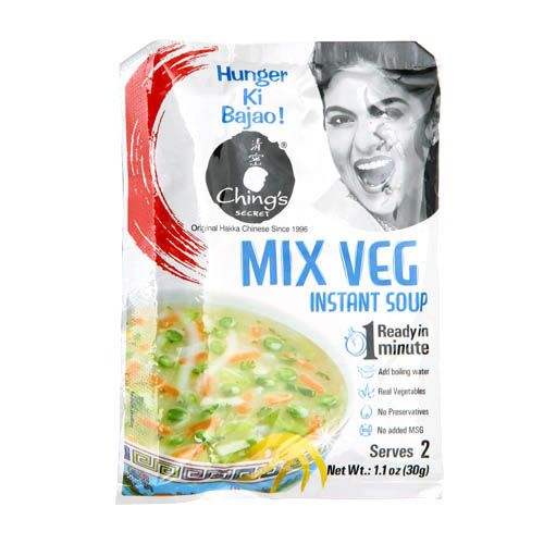 Buy Chings Mix Veg Instant Soup 30 Gm Online at the Best Price of Rs ...