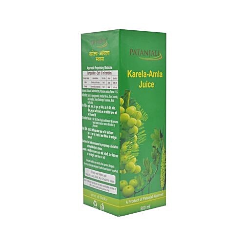 Patanjali Juice - Karela Amla, 500 ml  