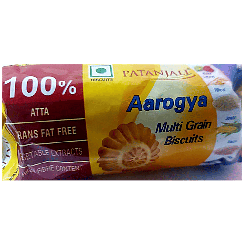Buy Patanjali Aarogya Biscuits Multi Grain Supplement 100 gm Online