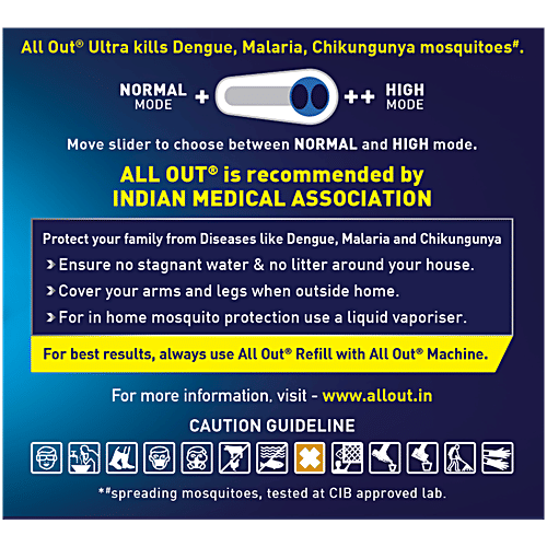 All Out Ultra Mosquito Repellant Refill, 45 ml (Pack of 6) 