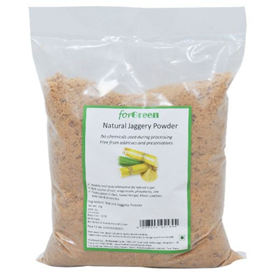 Forgreen Natural Jaggery/Bella Powder, 1 kg 