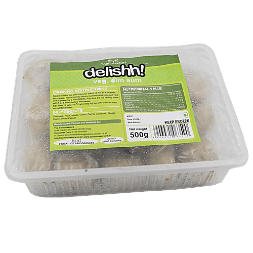 Delishh Dim Sum - Veg, 500 g  
