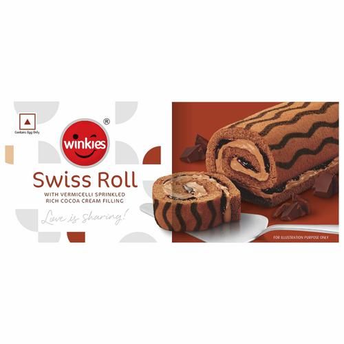 Buy Winkies Swiss Roll Chocolate 175 Gm Online At Best Price of Rs 85.5 -  bigbasket