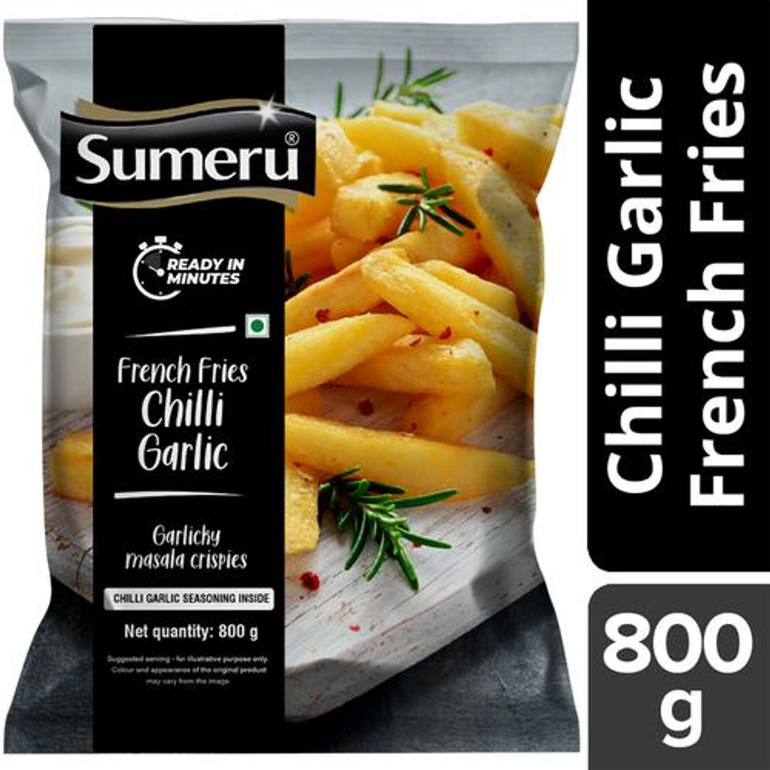 sumeru Masala French Fries - Chilli Garlic, 800 g 