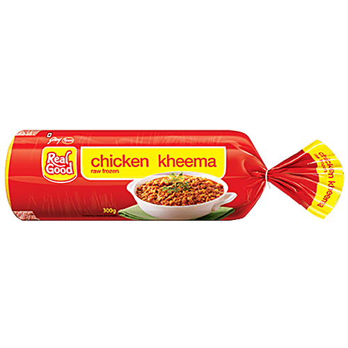 Godrej Real Good Chicken Frozen Kheema, 300 g  Zero Trans Fat