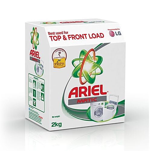 Buy Ariel Detergent Powder Matic 2 Kg Pack Online at the Best Price