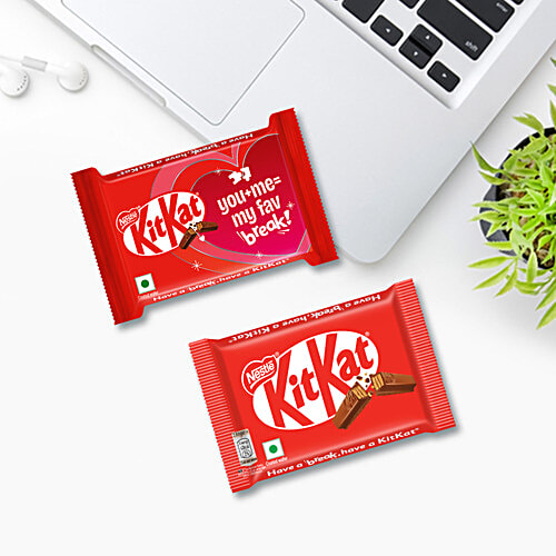 Nestle KitKat 4 Fingers Choco Coated Wafer Bar, 38.5 g  