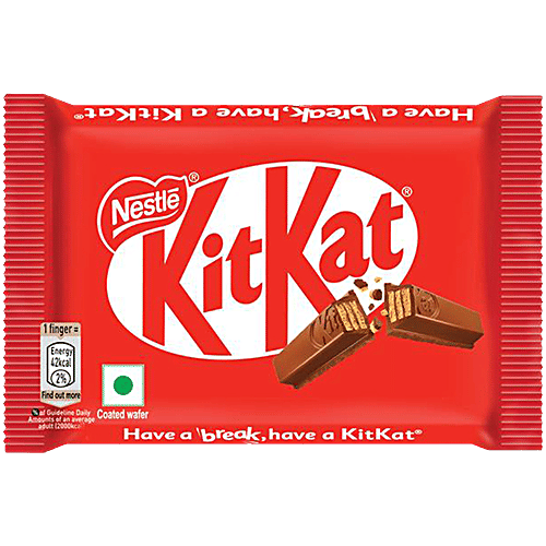 Nestle KitKat 4 Fingers Choco Coated Wafer Bar, 38.5 g  