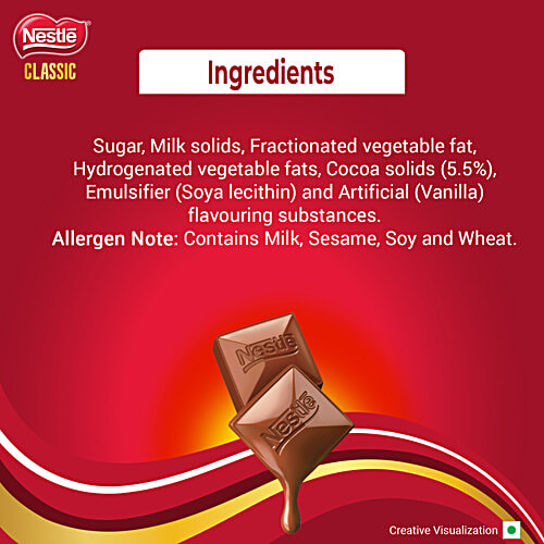 Nestle  Classic Milk Chocolate Candy, 34 g Get 3.4 gm Free 