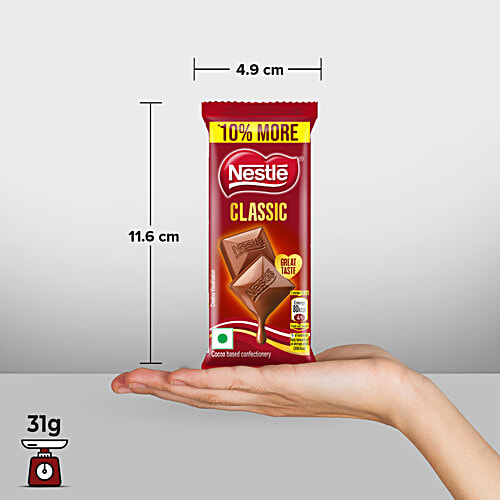 Nestle Classic Chocolate Bar, 31 g  