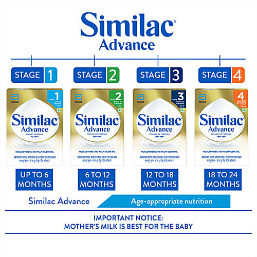 Similac Advance Stage 1 Infant Formula - Up To 6 Months, 400 g Carton 