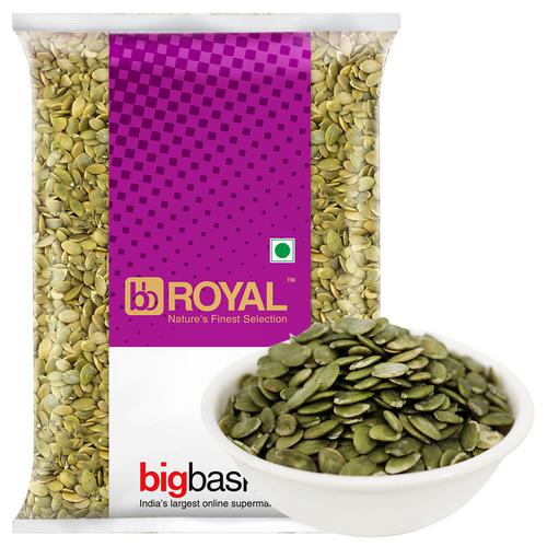 BB Royal Green Pumpkin Seeds/Kumbalakayi Bija, 100 g Pouch Great Source of Protein