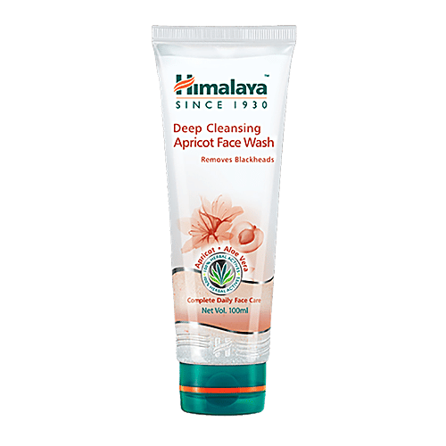 Himalaya Deep Cleansing Apricot Face Wash, 100 ml 100% Herbal Actives