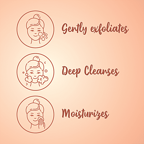 Himalaya Deep Cleansing Apricot Face Wash, 100 ml 100% Herbal Actives