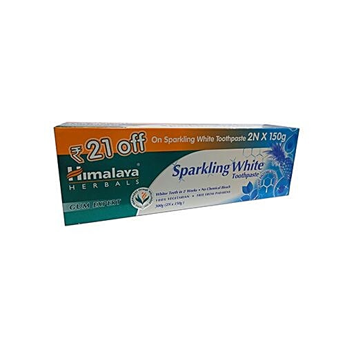 Himalaya Sparkling White Toothpaste - Gum Expert, 300 g  