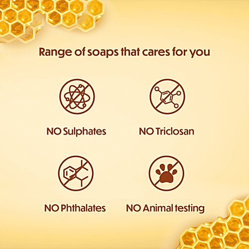 Himalaya Honey & Cream Soap - Nourishes & Softens The Skin, 75 g  Nourishes & Moisturizes Skin