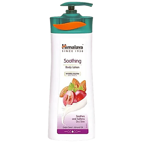 Himalaya Soothing Body Lotion - Dry Skin, Grape Seed & Almond Oil, 400 ml  