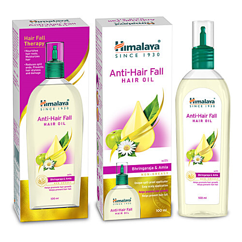 Himalaya Anti-Hair Fall Hair Oil - Promotes Hair Growth & Prevents Hair Fall, With Bhringaraja & Amla, No Harmful Chemicals, 200 ml Carton No Harmful Chemicals