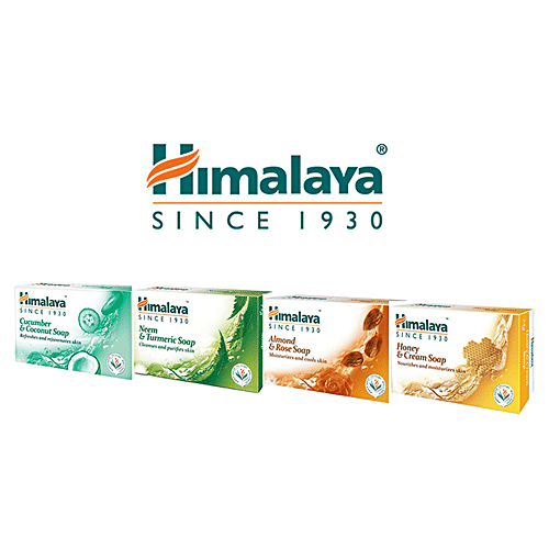Himalaya Almond & Rose Soap, 75 g (Pack Of 4) 