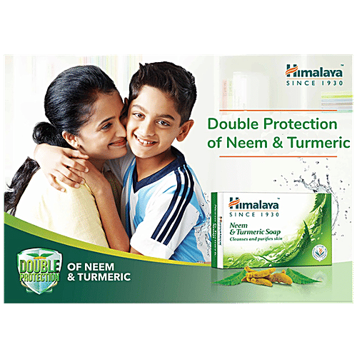 Himalaya Neem & Turmeric Bathing Soap, 75 g (Pack of 4) 