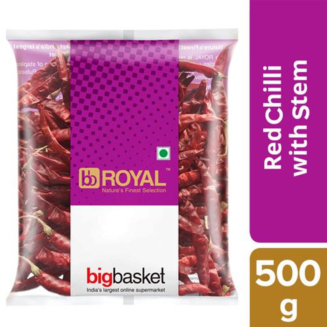 BB Royal Chilli - Guntur with Stem, 500 g 
