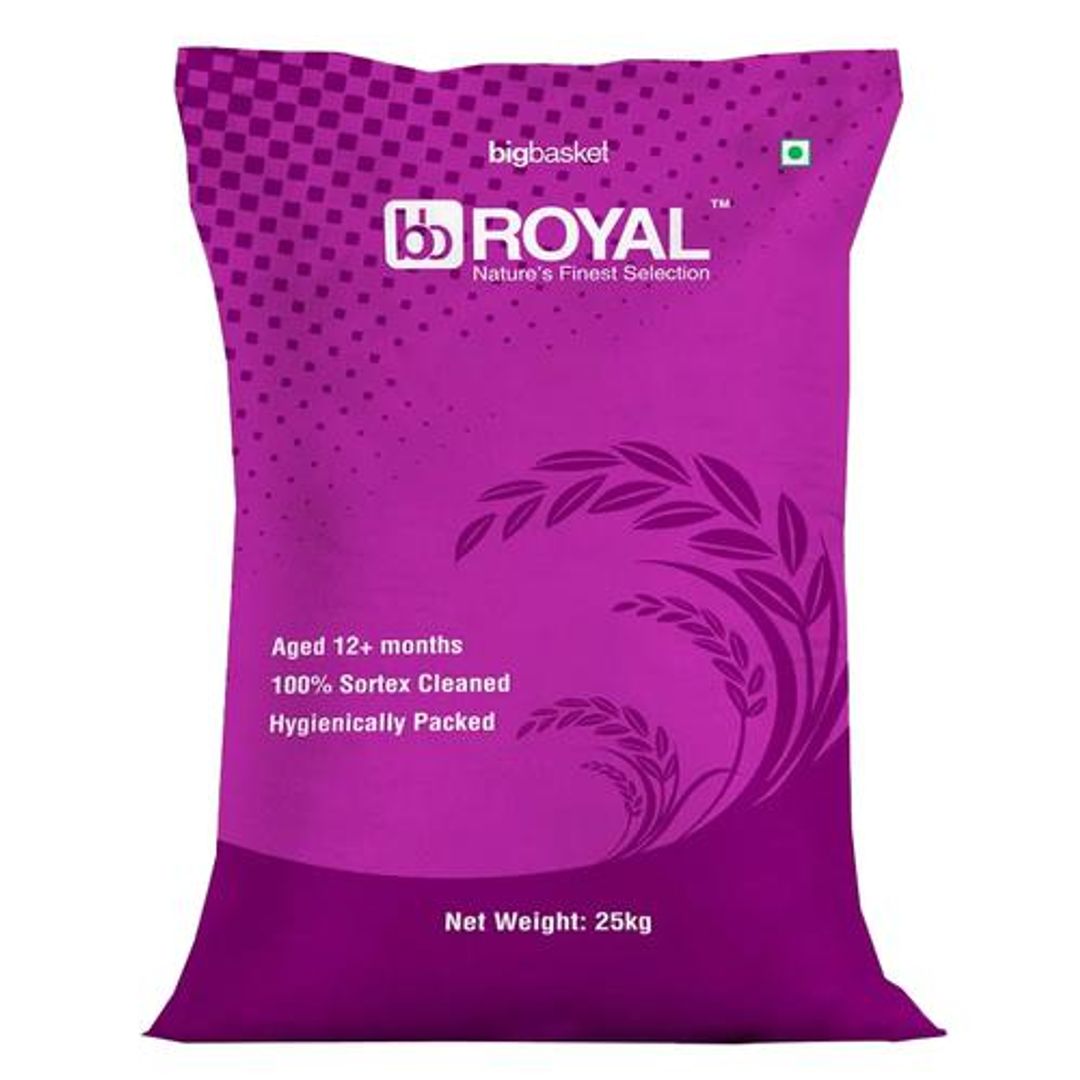BB Royal Sona Masoori Steam Rice/Akki, 25 kg Bag