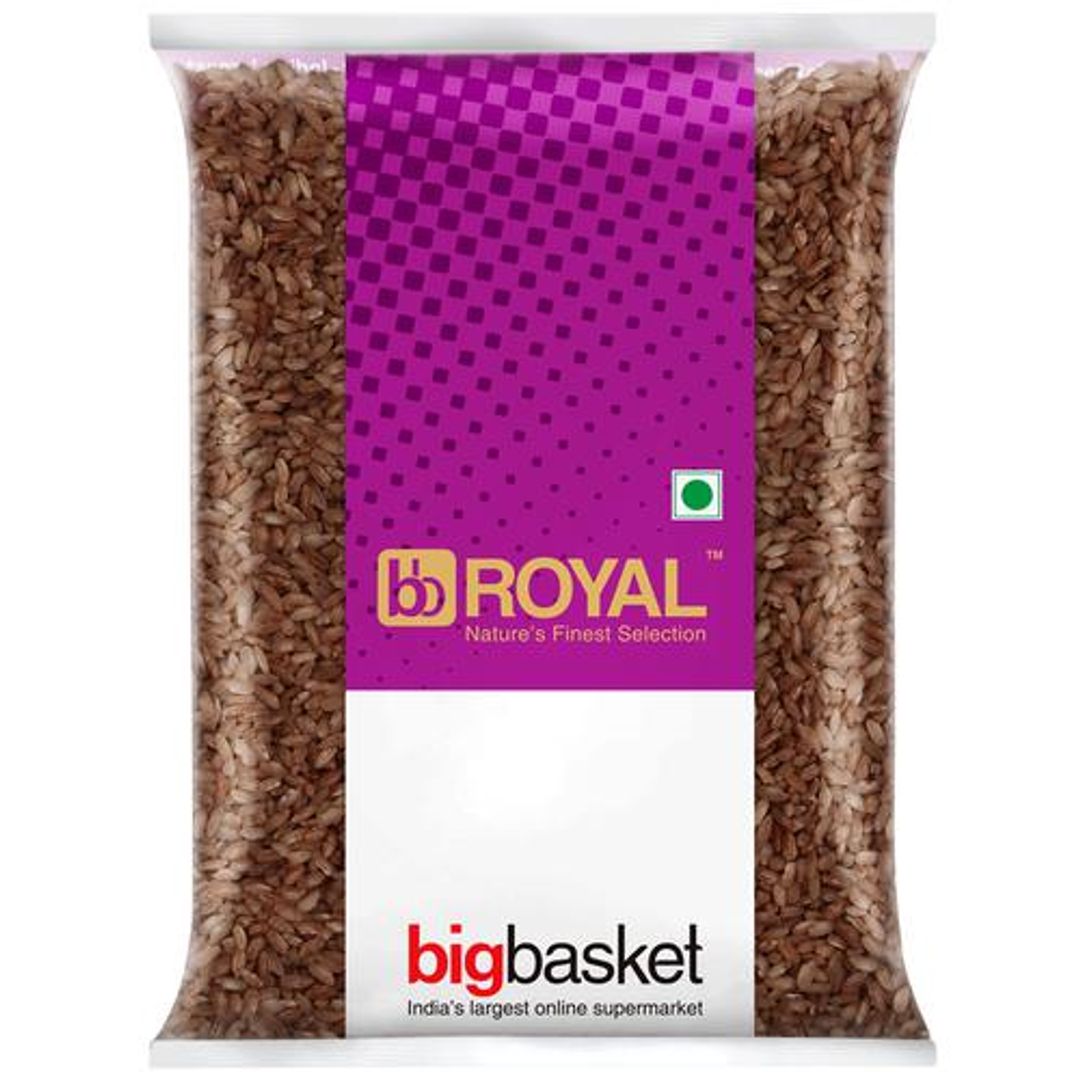 BB Royal Red Raw Rice/Akki, 1 kg Pouch