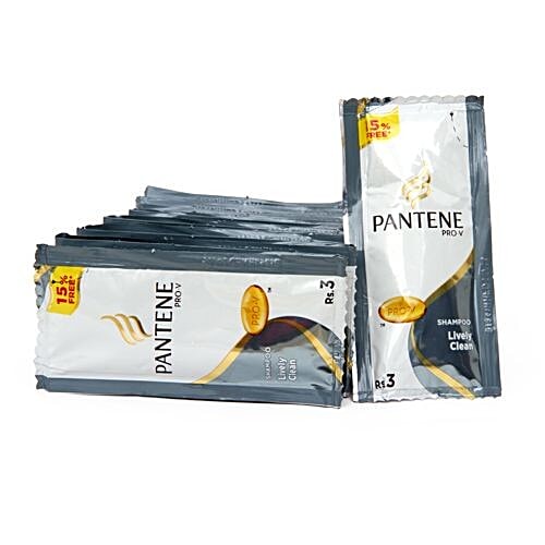 Buy Pantene Shampoo Lively Clean 75 Ml Pouch Online at the Best Price